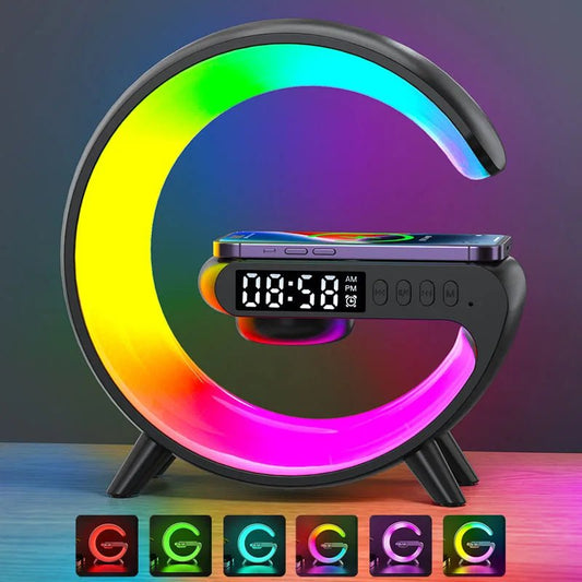 LED Smart Wake Up Light RGB Night Light with Wireless Speaker - Xnest