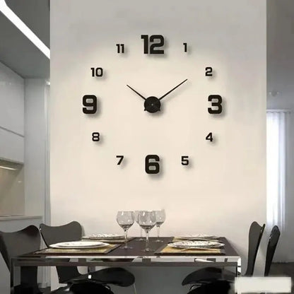 Creative Frameless DIY Wall Clock - Xnest