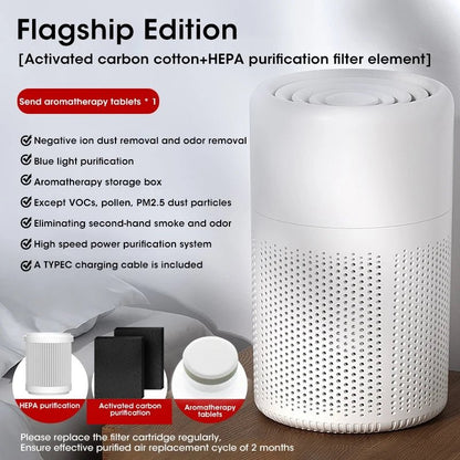 Mini USB Powered Desktop HEPA Air Purifier - Xnest