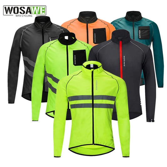 WOSAWE Ultralight Men's Cycling Windbreaker Reflective Jacket - Xnest