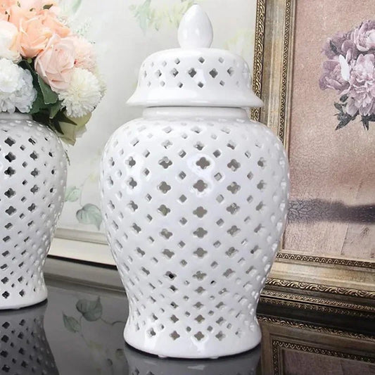 Hamptons Style Hollow Ginger Jar - Xnest