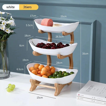 Multi layered Fruit Bowl Cake Tray - Xnest