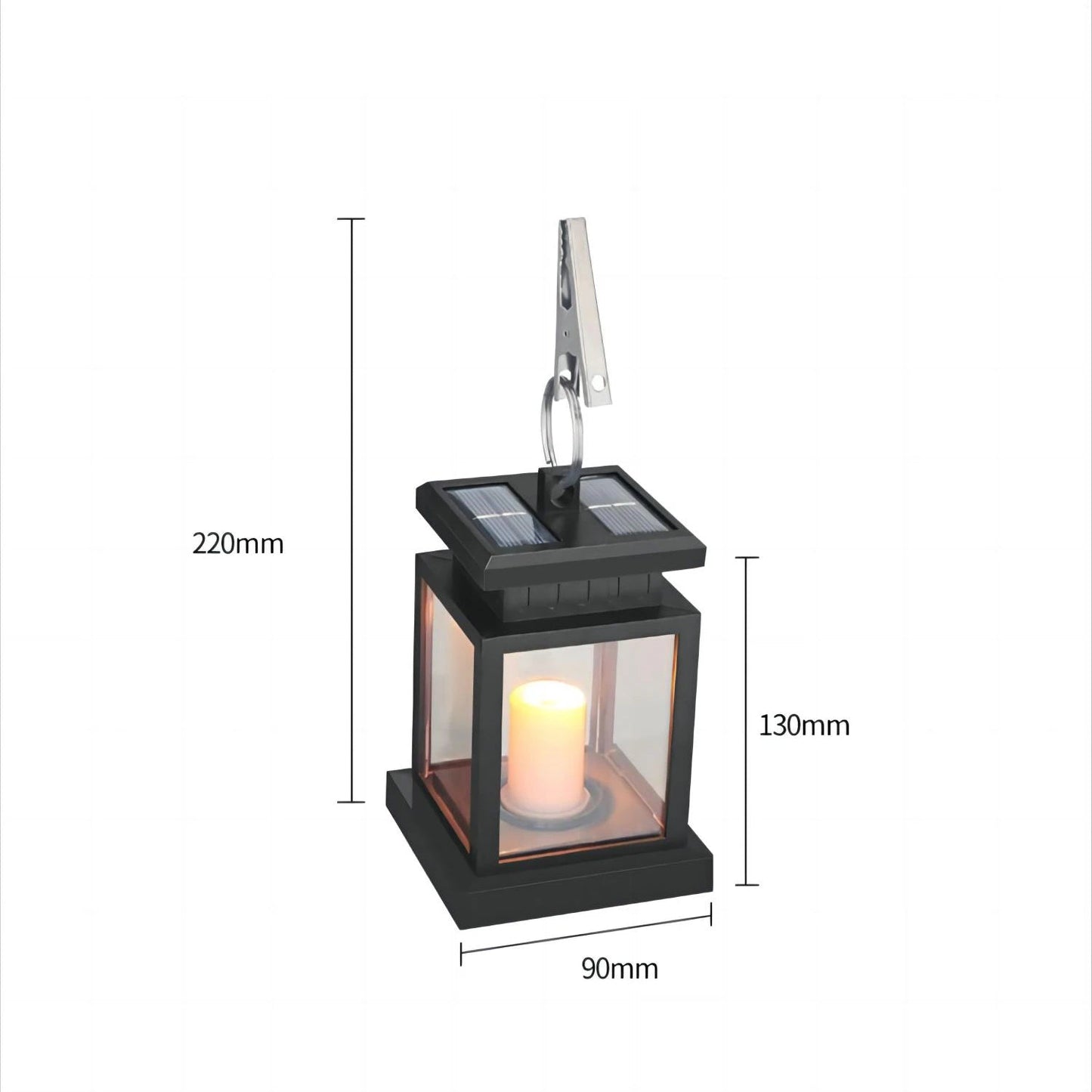 Waterproof Candle Lantern LED Solar Lights - Xnest