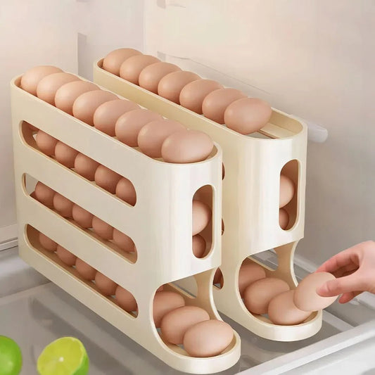 4 Layers Automatic Rolling Egg Holder - Xnest