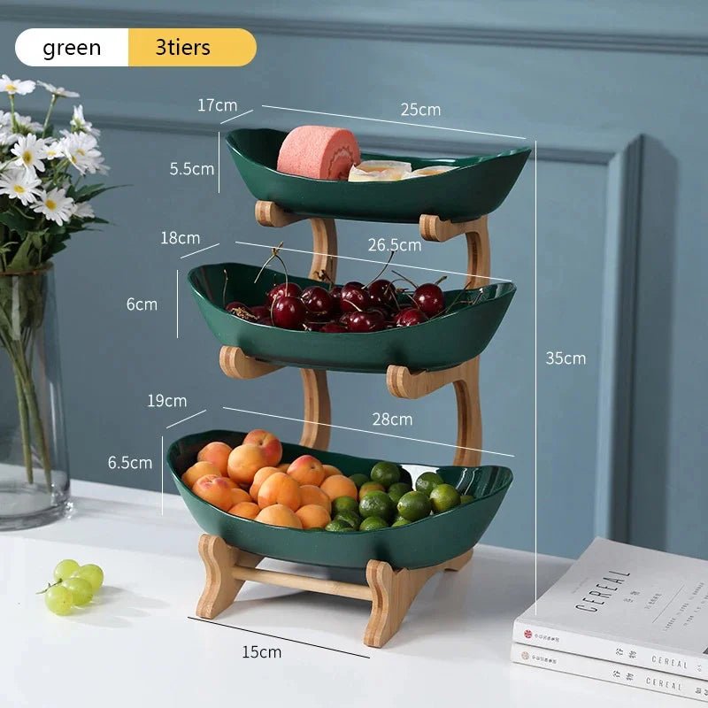 Multi layered Fruit Bowl Cake Tray - Xnest