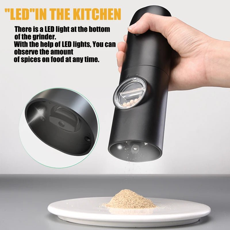 USB Rechargeable Electric Pepper and Salt Grinder - Xnest