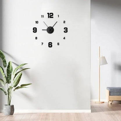 Creative Frameless DIY Wall Clock - Xnest