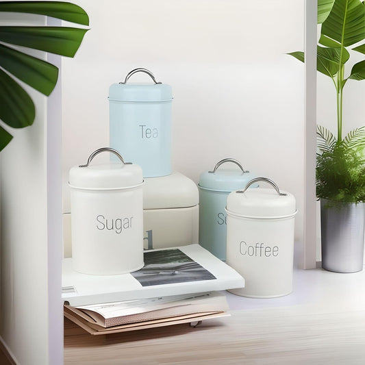 Metal Storage Jar for Tea Coffee Sugar - Xnest