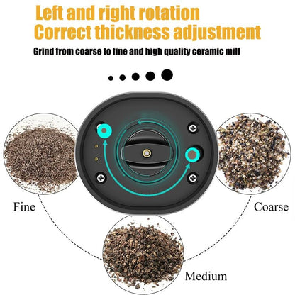 USB Rechargeable Electric Pepper and Salt Grinder - Xnest