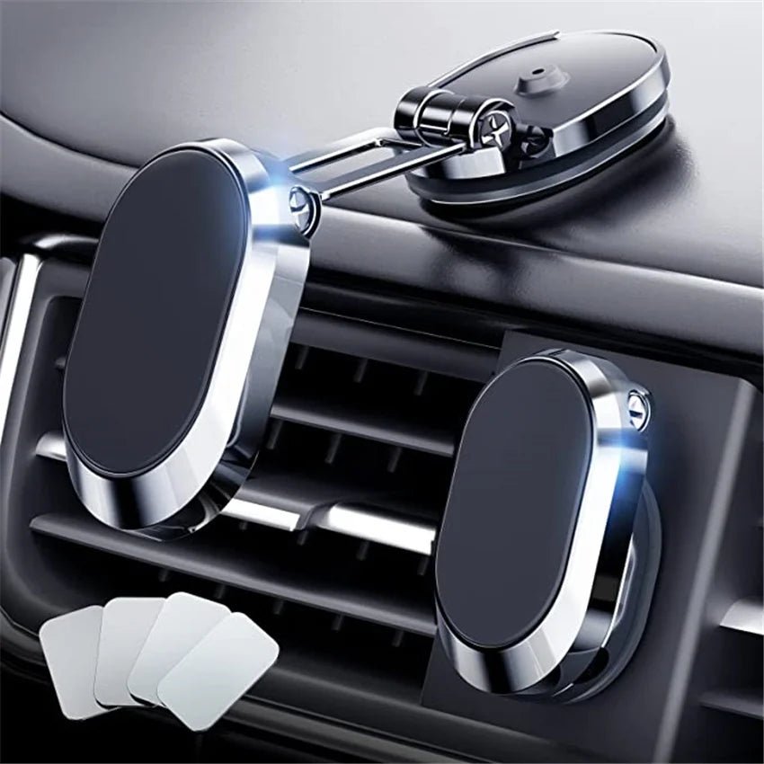 1080 Rotatable Magnetic Car Phone Holder: Secure and Hands - Free Driving - Xnest