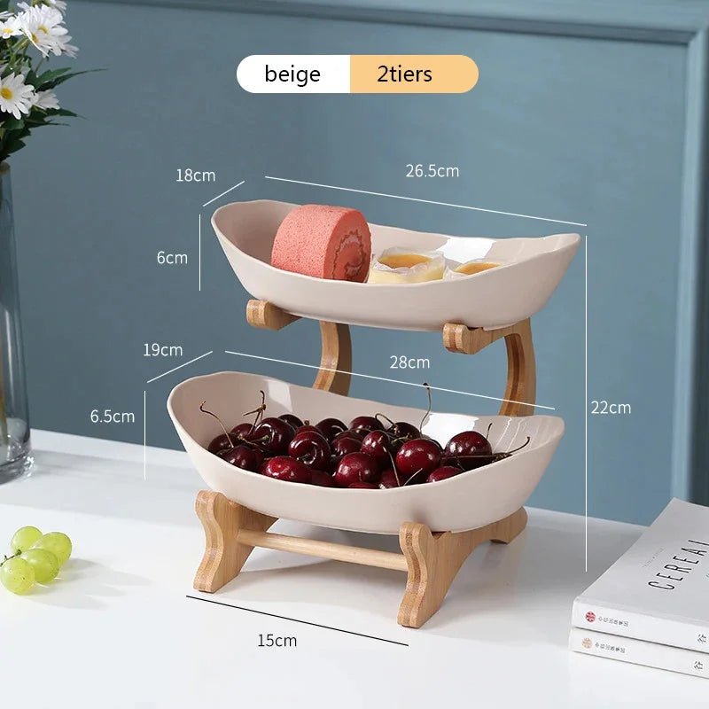 Multi layered Fruit Bowl Cake Tray - Xnest