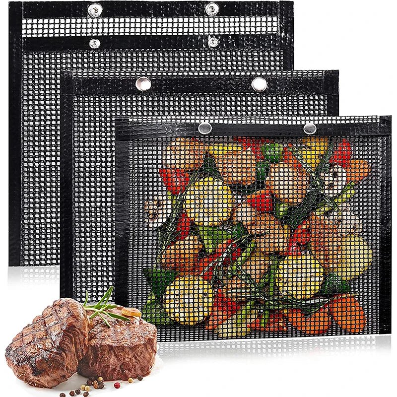 PTFE Reusable Mesh Grill Bags - Xnest